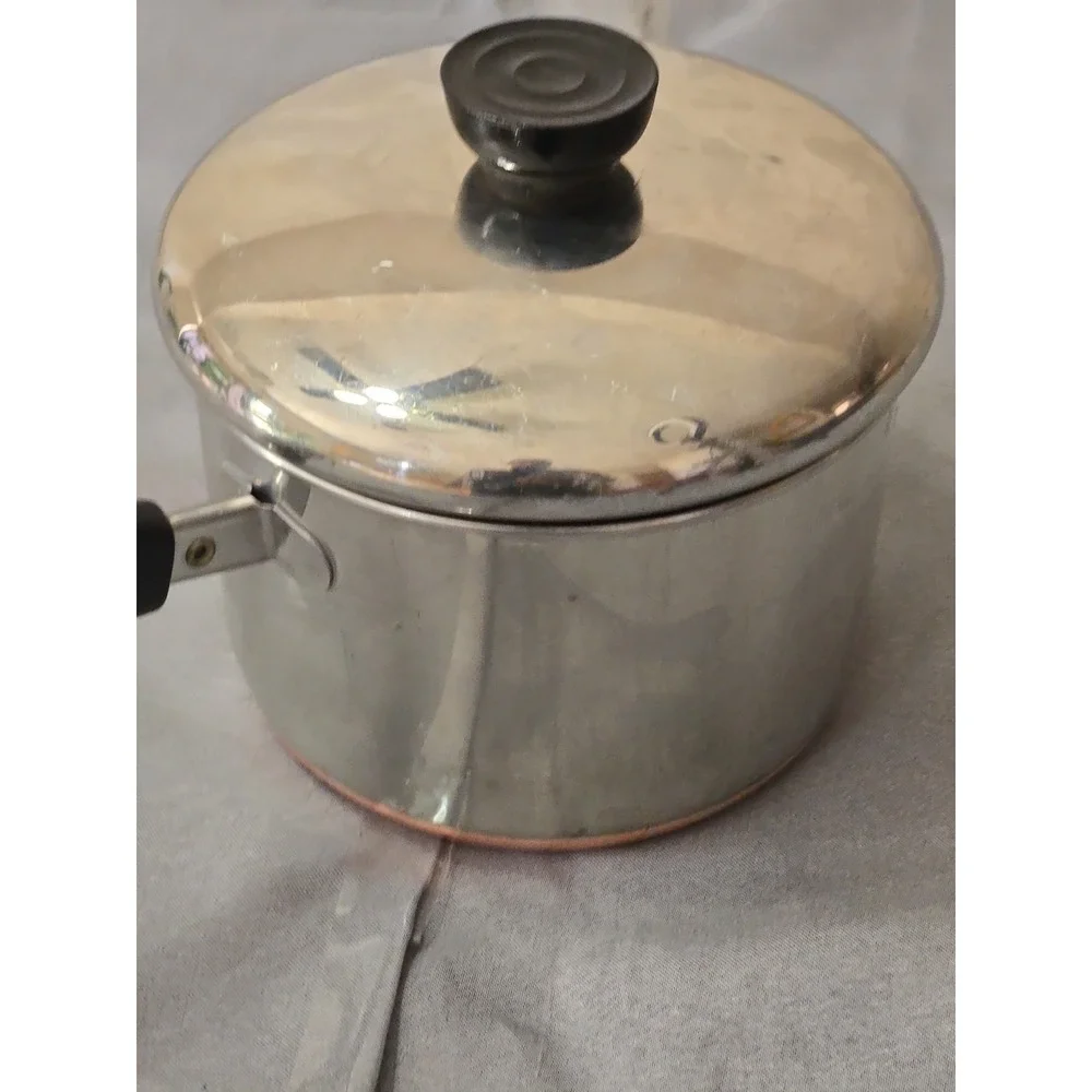 Vintage Revere Ware Copper Bottom Made In USA vintage revere
